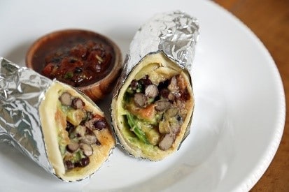 Veggie burritos are perfect for family dinner night! I love this list of easy recipes for dinner. Definitely going to try a few of these!