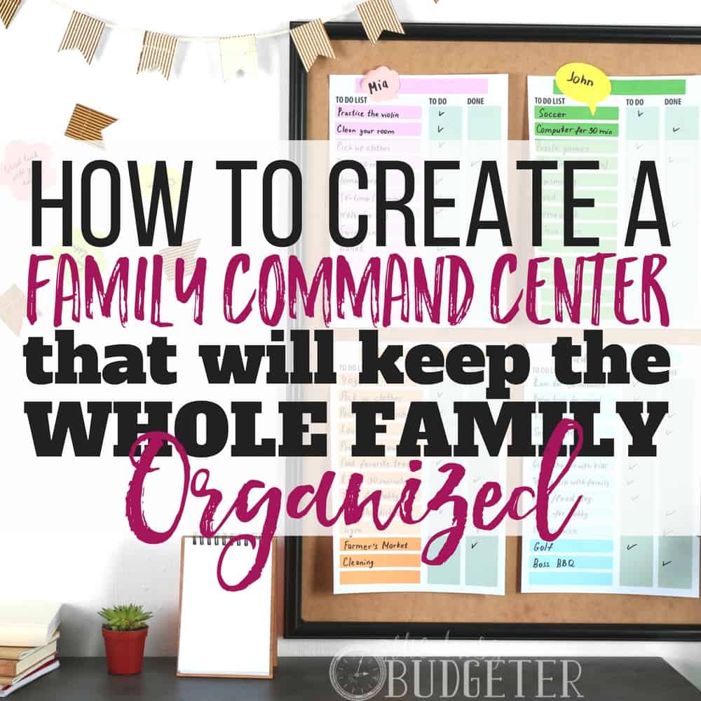 Do you have a family command center? No, I'm actually serious! I thought it was silly at first but oh my goodness-- total game changer. I'm a busy mom and this totally helps me stay organized and on time! I can't live without it now!