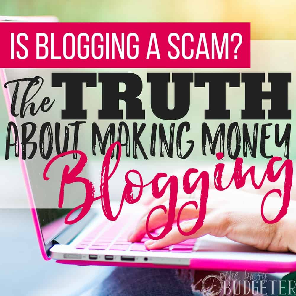 For a long time before I became a blogger I wondered if blogging was really a scam, if it was really possible to make money blogging and how in the world do bloggers make money online.. and of course any blogger will tell you it's not a scam but this article is SO honest about the ups and downs of blogging and what you really need to do to grow a blog into a real income generating business