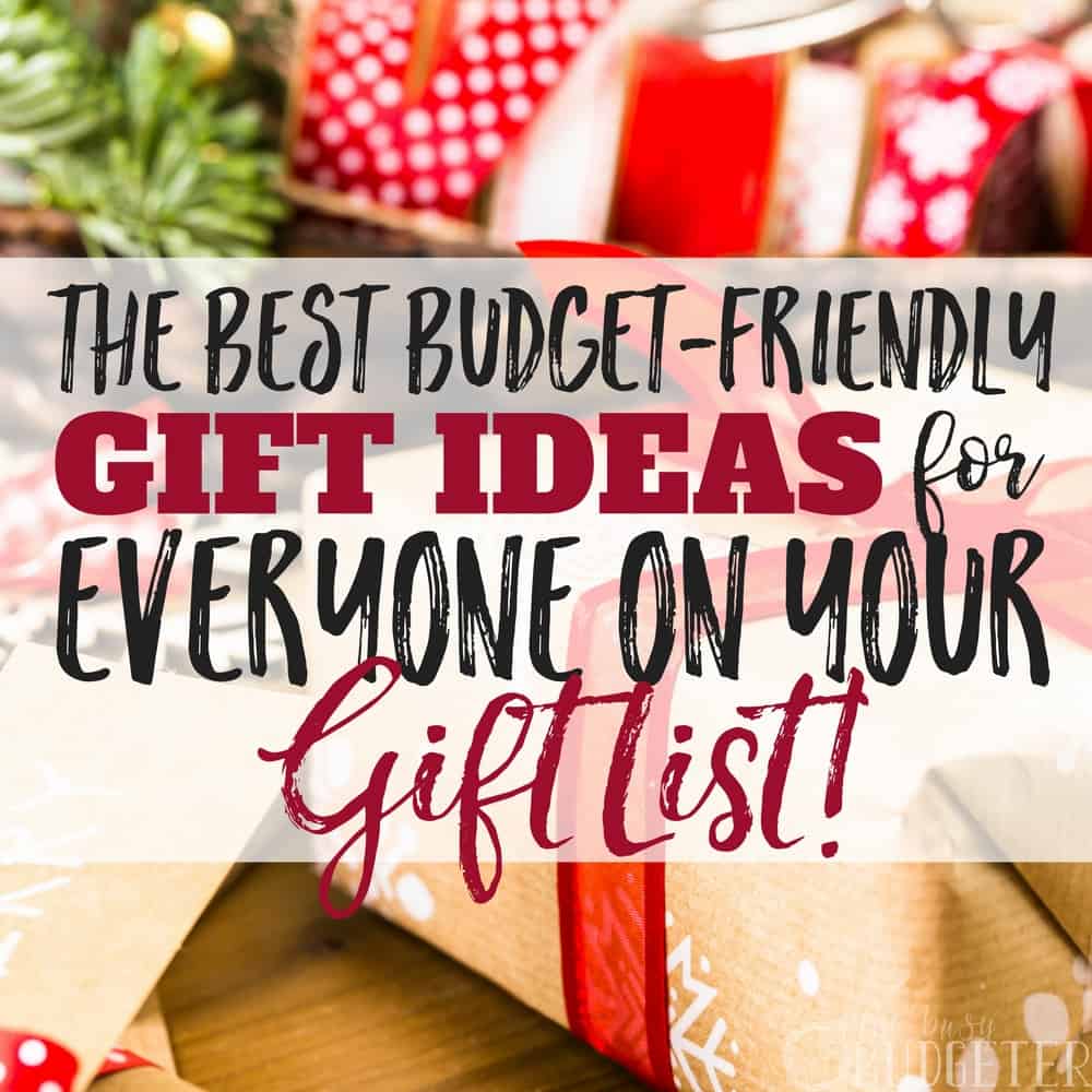 The holidays are always such a strain on us! These budget friendly gift ideas are such a live saver. I try all year to budget and save money for Christmas but it never seems to happen, this list is full of practical gifts that I know my family will love! Win-win!!