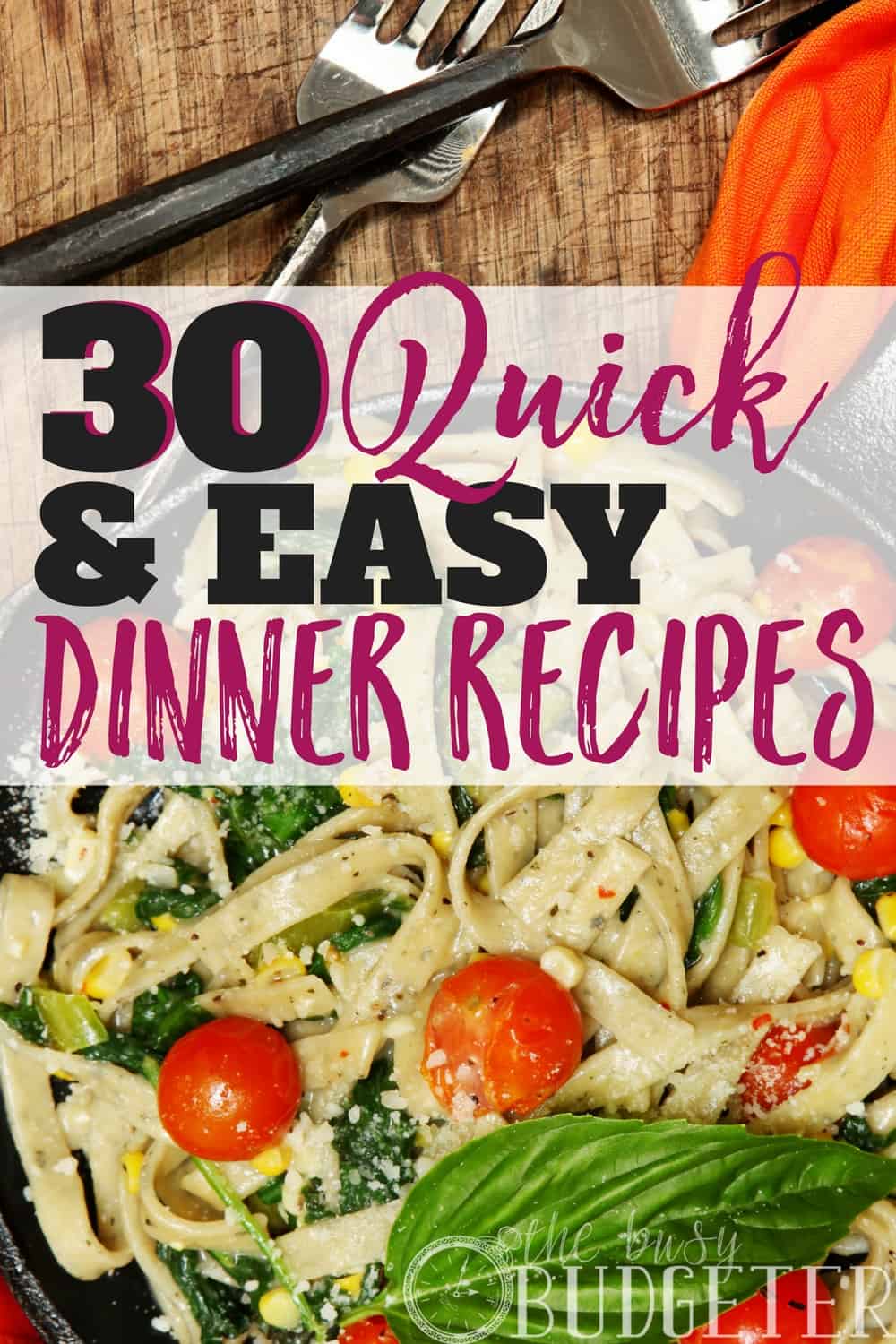 Wow ok not only are these easy recipes for dinner but WOW they are delicious! My kids are constantly asking for seconds of the Mexican skillet and they are SO picky! So many of these are so quick and easy to make- it makes filling out my meal planning calendar so easy and my family is always looking forward to dinner time (me included!)